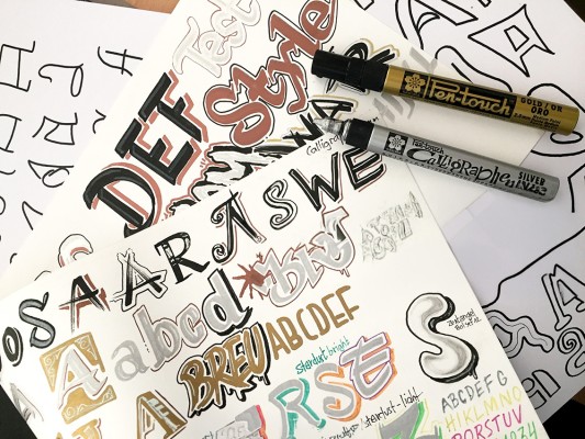 Handlettering – de la caligrafía al graffiti