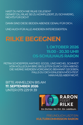 Encountering Rilke