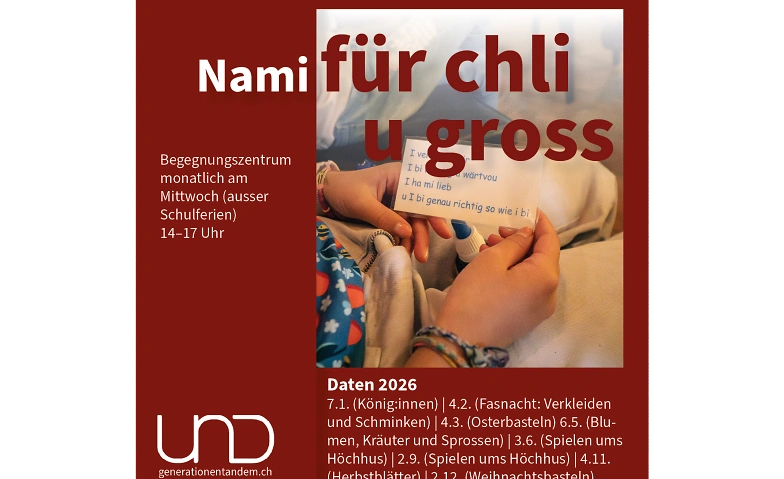 Nami für Chli u Gross: Weihnachtsbasteln