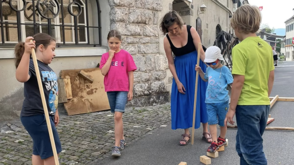 Children's Program at the Weekly Market Sargans