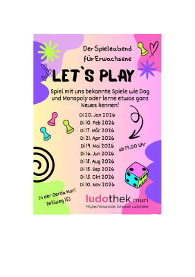 Public Game Night for Adults "Let's Play!"