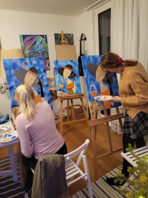 Step by Step to a Work of Art: Painting Workshop for All Skill Levels