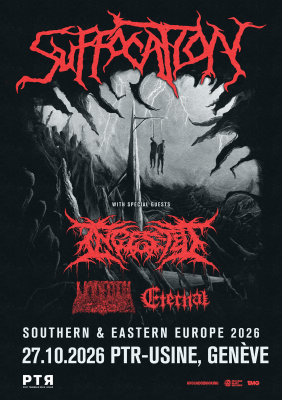 Suffocation (US) + Gäste: Ingested, Undeath und Eternal