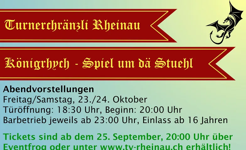 Turnerchränzli Rheinau - 2026