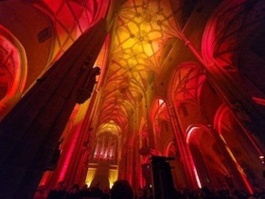 Lightshow & Organ - Melanie Jäger-Waldau & Heiko Grebing and Team