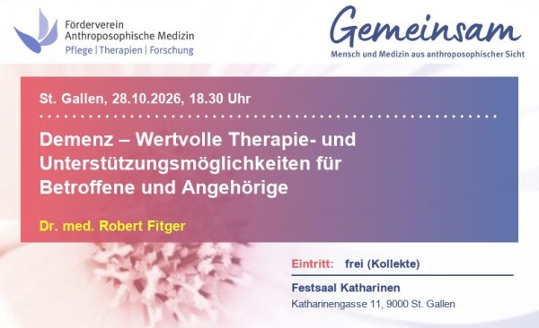 Demenz – Therapie und Hilfe für Betroffene und Angehörige