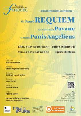 Concierto con arpa y orquesta – Belfaux