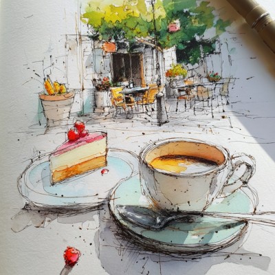paperARTist Creative Studio - Coffee, Cake & Sketchbook, Schaffhausen