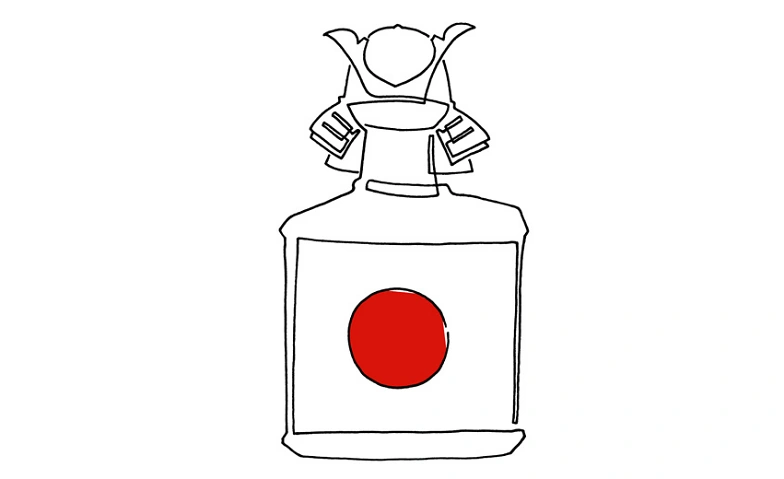Flüssige Sake-Verkostung