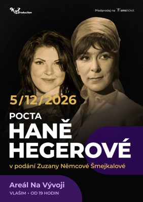 Hommage à Hana Hegerová à Vlašim