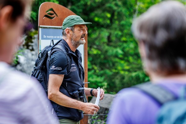 Morning walk with Simon, the forest ranger