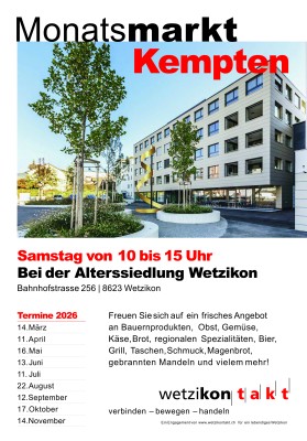 Monatsmarkt Kempten 2026