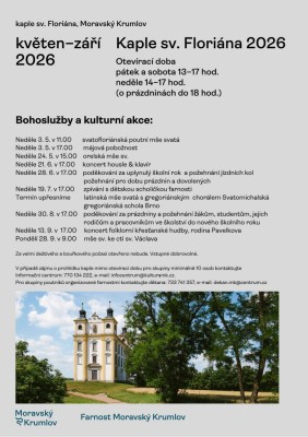 Zpřístupnění kaple sv. Floriána