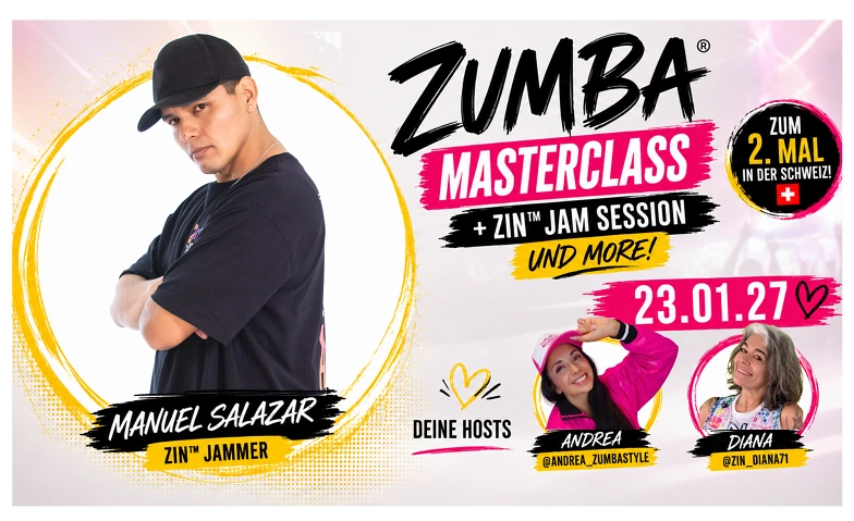 Zumba Masterclass mit ZJ Manuel Salazar