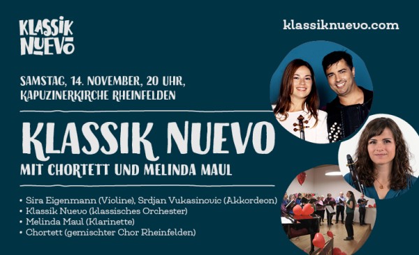 Klassik Nuevo mit Chortett und Melinda Maul