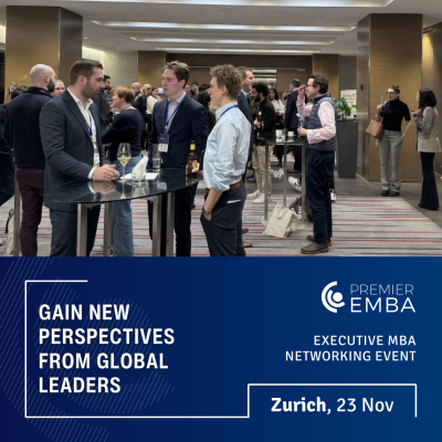 Événement de lancement Networking EMBA à Zurich