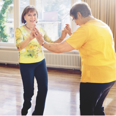 Everdance dance course for singles from about 60 years old beginners & advanced