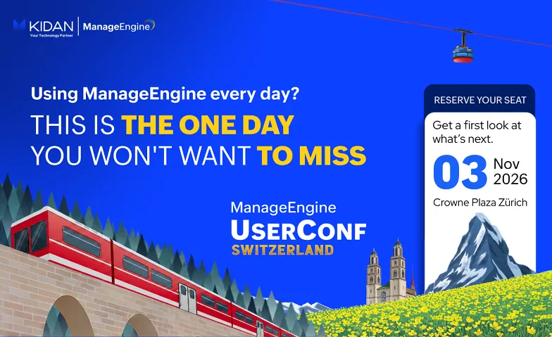 ManageEngine UserConf Schweiz 2026 – IT-Konferenz