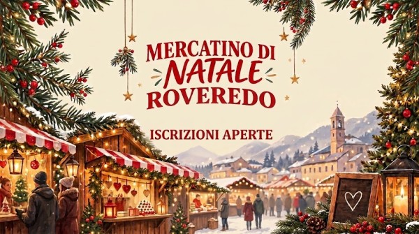 Iscrizioni mercatino di Natale Roveredo