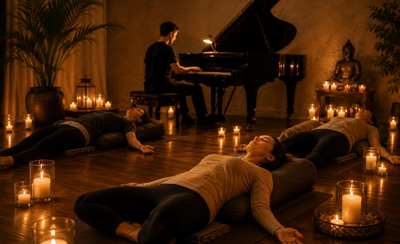 Candlelit Yin Yoga & Live Piano