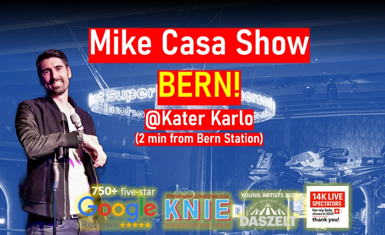 4 NOV: Espectáculo de comedia de Mike Casa en Bern!