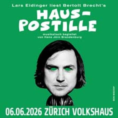 Lars Eidinger - Gedichte von Thomas Brasch / Am Schlagzeug George Kranz
