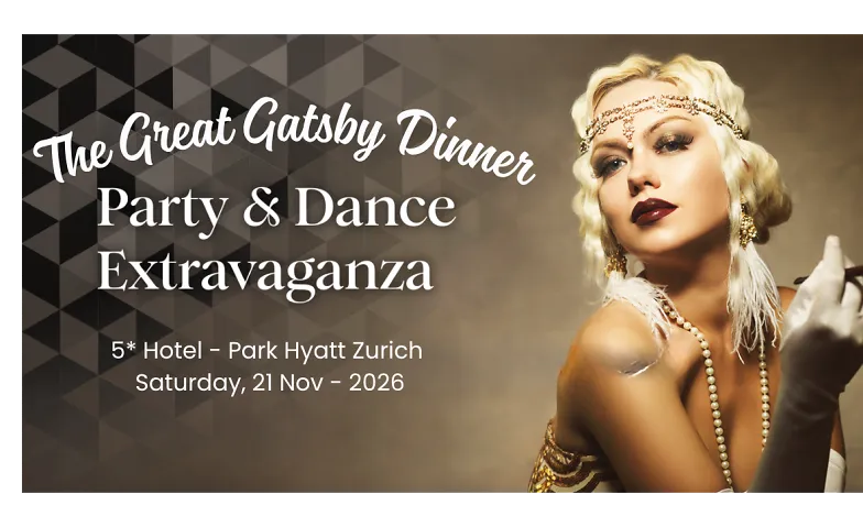 THE GREAT GATSBY: Cena, Baile y Fiesta Extravagante