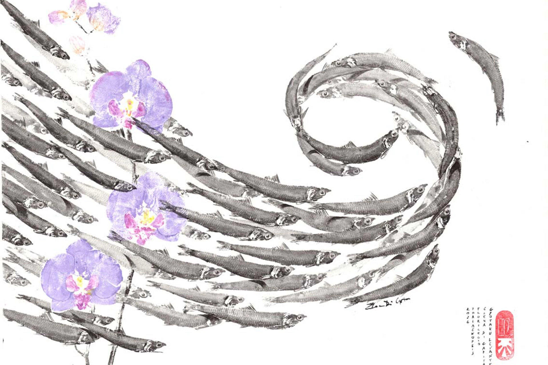 Gyotaku – Empreintes de poissons