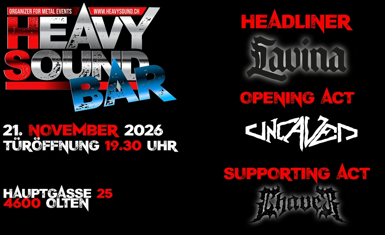 LAVINA CHAVER UNCAVED – Live in der Heavysound Bar