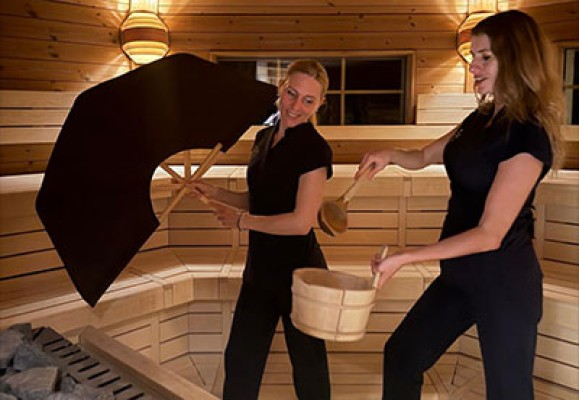 Infusión de Sauna / Sauna Aufguss en Hotel Braunbär