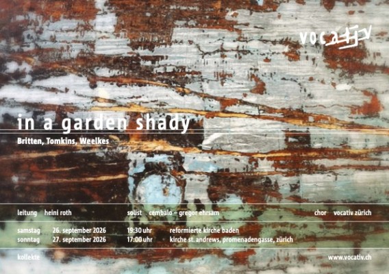 in a garden shady/ VOCATIV Chor-Konzert