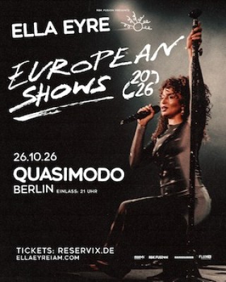 Ella Eyre - European Shows 2026