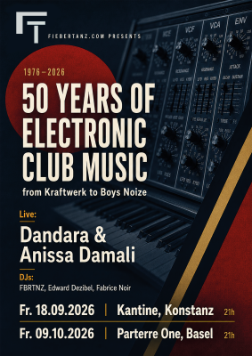 Fiebertanz: 50 Jahre elektronische Clubmusik mit Dandara & Anissa Damali live