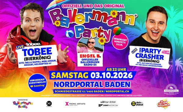 Ballermann Party - avec Tobee & Der Partycrasher