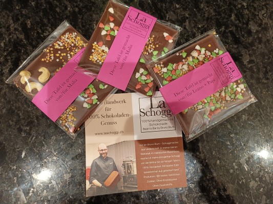 Create your own chocolate as a Christmas gift
