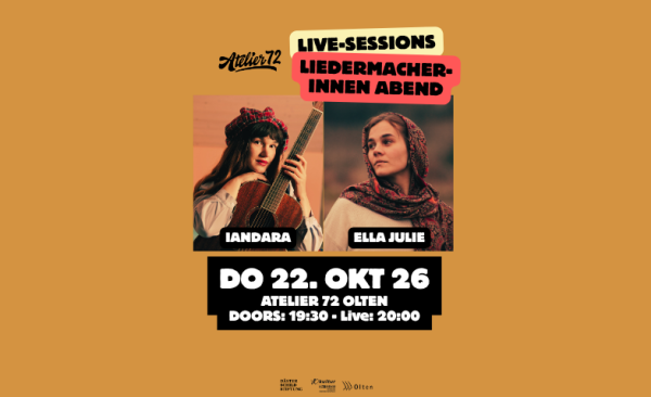 Atelier 72 Live-Sessions: Iandara & Ella Julie