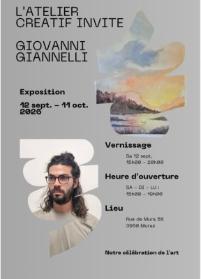 Atelier Créatif Muraz invita a Giovanni Giannelli