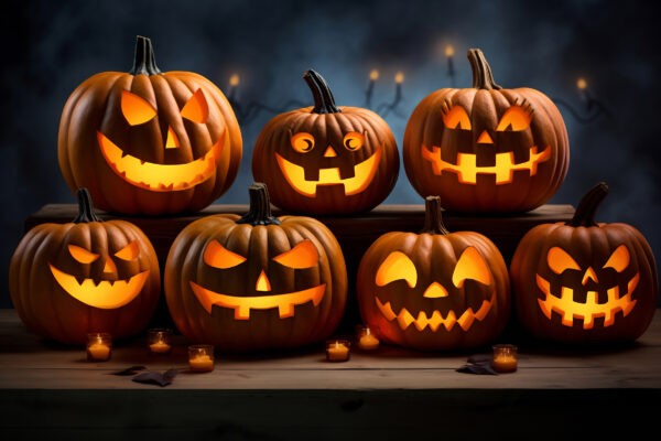 Tallado de calabazas para niños
