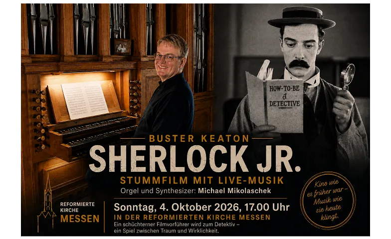Sherlock Jr. – Kino trifft Kirchenorgel