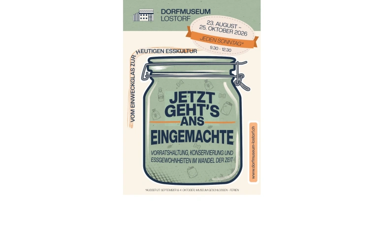 Themenausstellung 'Jetzt geht's ans Eingemachte!'