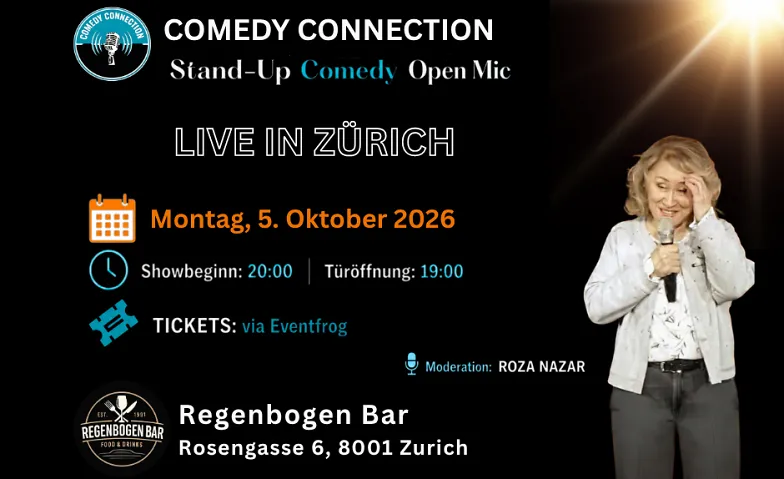 COMEDY CONNECTION – Stand-up Comedy Open Mic Zürich