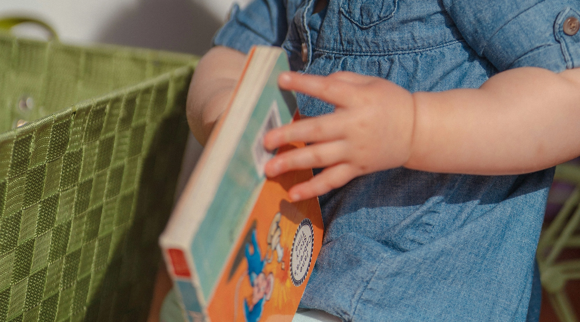 Baby at the Library at Montriond Library