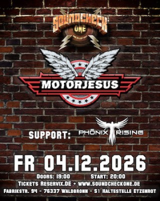 Motorjesus + Support: Phönix Rising