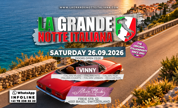 La Grande Notte Italiana @ Alice Club Basel