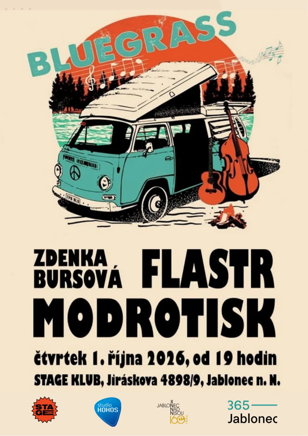 Bluegrass Flastr and Modrotisk