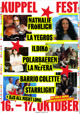 Kuppelfest - Nathalie Froehlich, La Yegros (ARG), Barrio Colette + more
