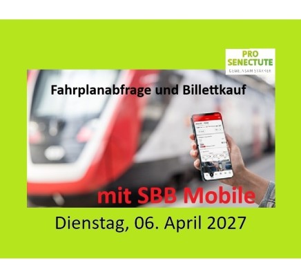 Schedule Inquiry and Ticket Purchase with SBB Mobile