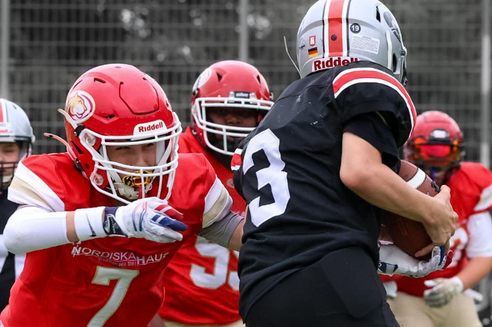 Lübeck Cougars U13 mit viel Herz zum 37:0-Auswärtssieg