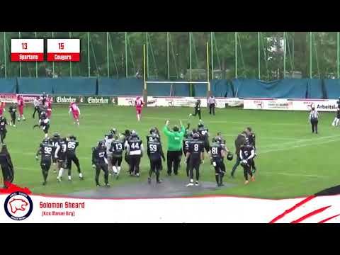 Highlights: Hannover Spartans - Lübeck Cougars (11. Mai 2019)