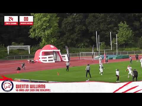 Highlights: Lübeck Cougars - Hannover Spartans (13. Juli 2019)